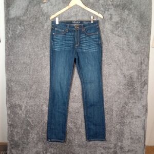 SPANX Women's Dark Blue Skinny Jeans The Slim Straight Womens 29